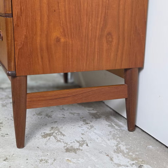 Vintage Danish chest of drawers, Omann Jun, 6 drawers, teak 1960s, Wood, Brown (photo 16 of 22)