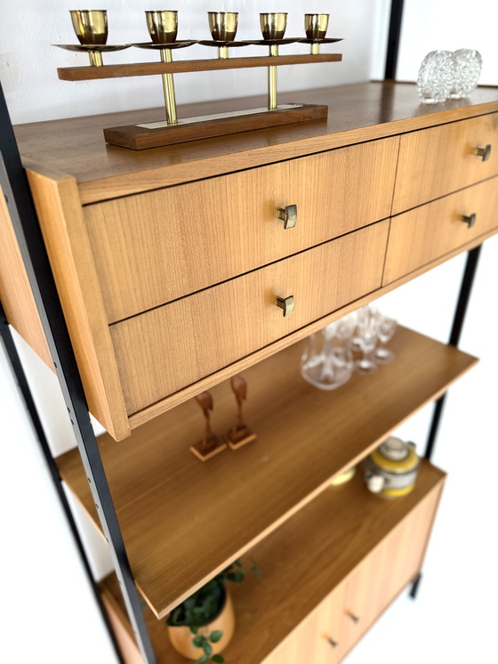 Image 1 of Parete attrezzata modulare autoportante vintage anni '60