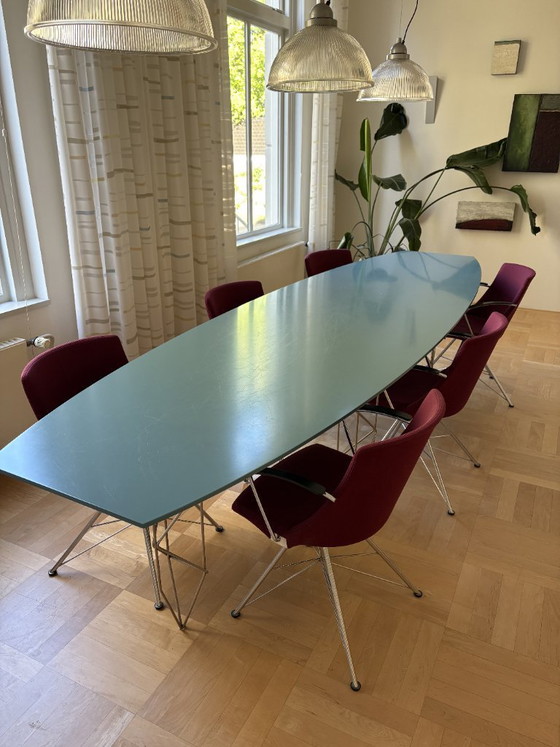 Image 1 of Beautiful blue designer table