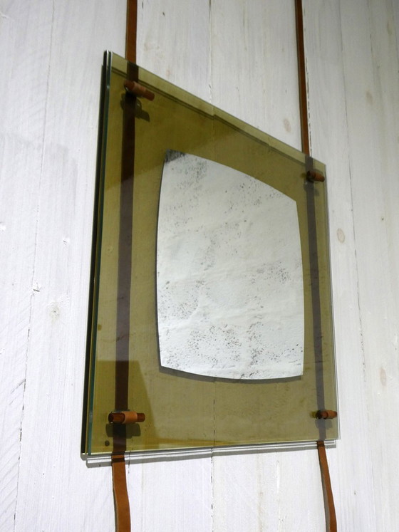 Height-Adjustable Vintage Mirror, Italy, 1970 (photo 6 of 7)