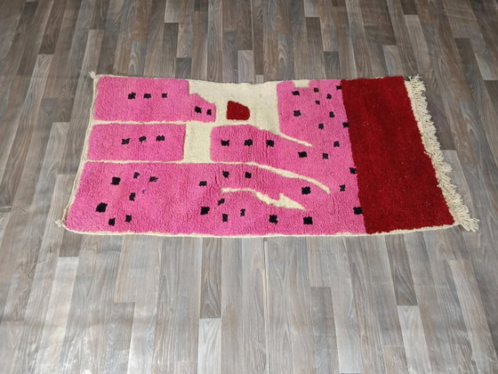 Tappeto marocchino tessuto a mano, lana naturale, 250cm x 150cm, decorazione elegante. – Tappeti, Wool (photo 10 of 12)