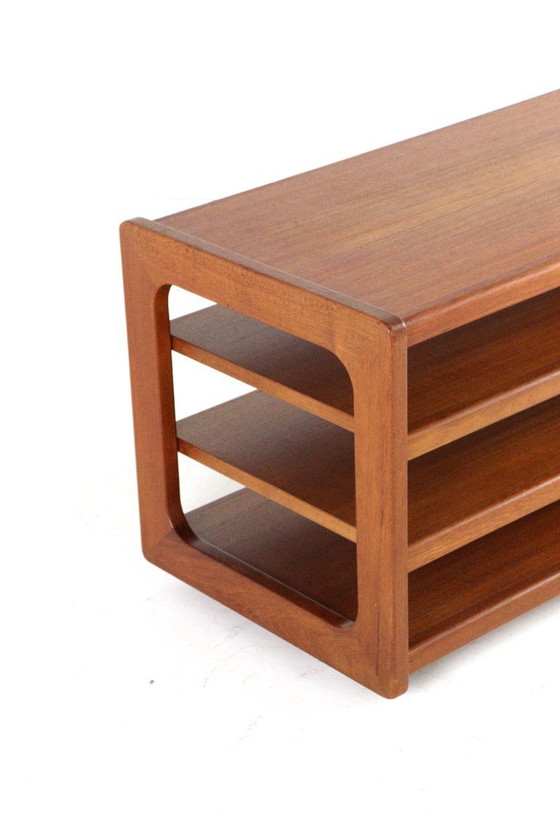 Image 1 of Meuble audio vintage sur chariot « Hogager », design danois