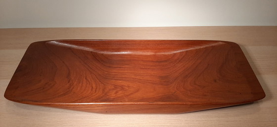 Image 1 of Cuenco de teca de Suecia, años 70