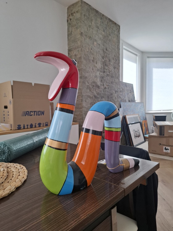 Bewegende slang – Niloc Pagen, Beeldhouwkunst, Other, Plastic (photo 3 of 6)