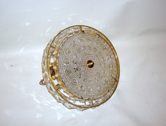 Image 1 of Kristall-Hängeleuchte Proj. Carl Fagerlund für Orrefors, Schweden, 1960er Jahre