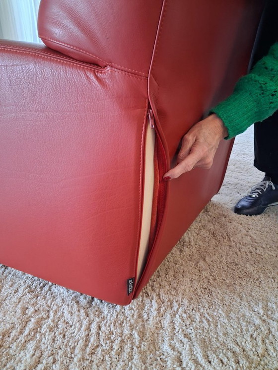 Image 1 of 2× Arketipo design fauteuil – Italiaans – leder