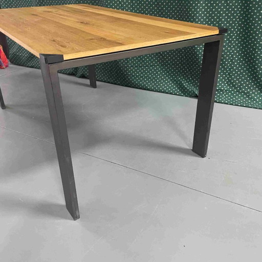 Modern Dining Table for 6 People – eettafels, Metal, Wood (photo 2 of 5)