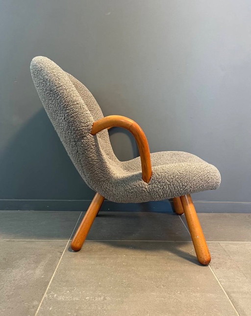 Silla con forma de concha. Vik & Blindheim – fauteuils, Wool (photo 2 of 6)