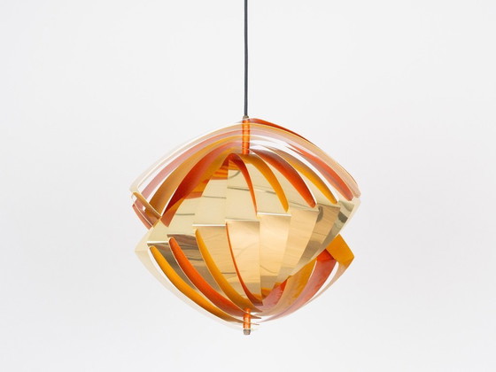 Image 1 of Lampe suspendue vintage danoise Konkylie par Louis Weisdorf, Lyfa, 1963