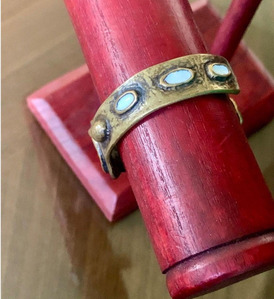 Bracelet Manchette St Luc - Bronze Et Émail Blanc – Cadeaux, Other (photo 5 of 8)