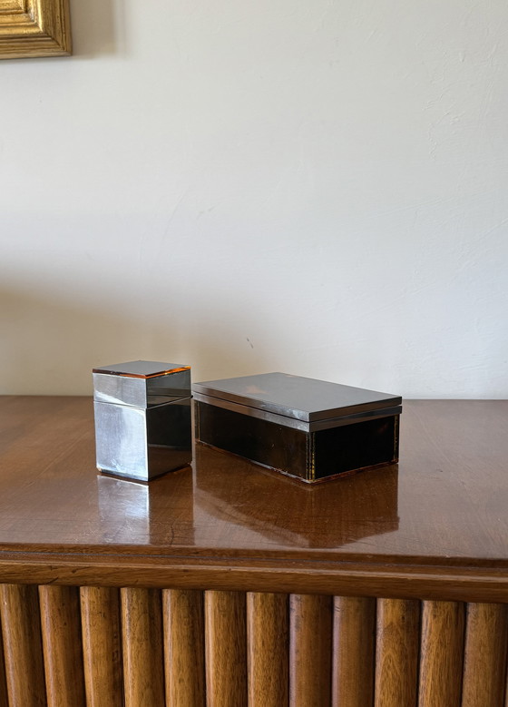 Image 1 of Hollywood Regency Luxury Smoking Set, Italy 1970