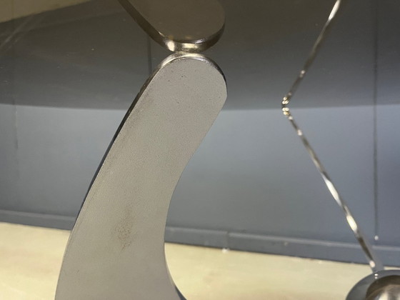 Image 1 of Mesa de comedor o de centro ajustable “Helix” de Luciano Campanini, años 70