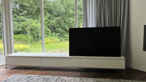 Interlubke Cube lage wandkast wit 2 laden 1 klep