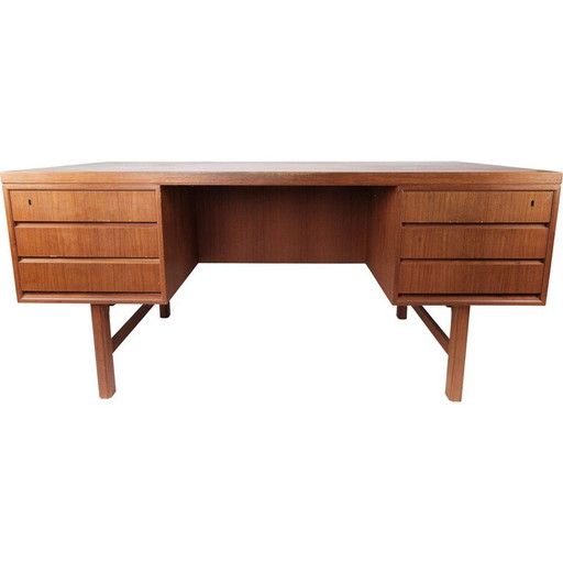 Vintage desk in teak by Omann Junior, 1960s