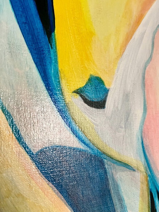 Image 1 of A. Nobre-Madeira, Astrazione, 1975, olio su tela