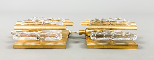 HANS-AGNE JAKOBSSON. Wandlampen, glas/messing, Markaryd.