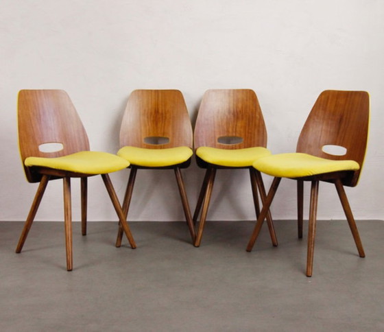 Image 1 of 4x Sillas Tatra Pravenec "Sol de Mañana"