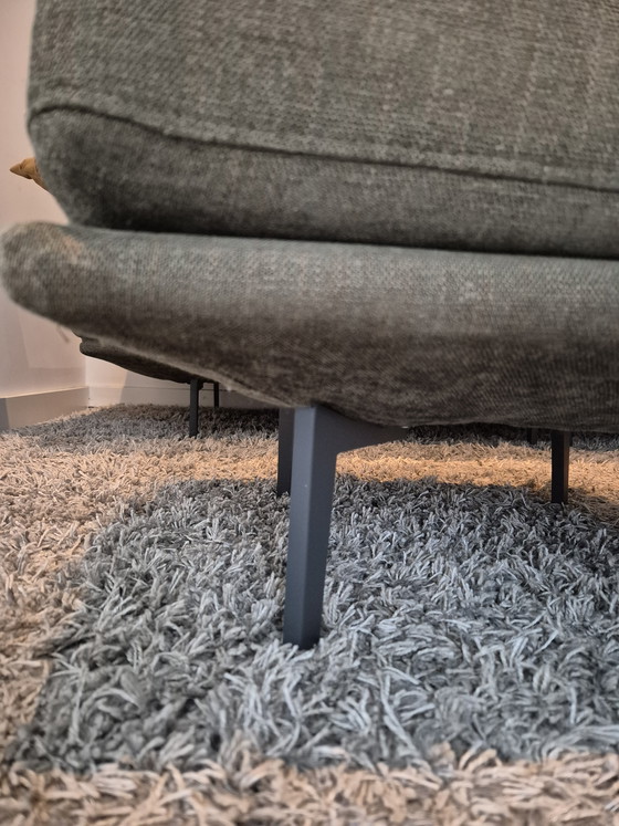 Image 1 of Green Enzo Luca 4-seater sofa with ottoman