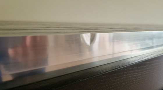 Dressoir, wandmeubel, De Coene, brutalistisch design, zwart eiken, 1970s, België – Aluminium (photo 12 of 13)