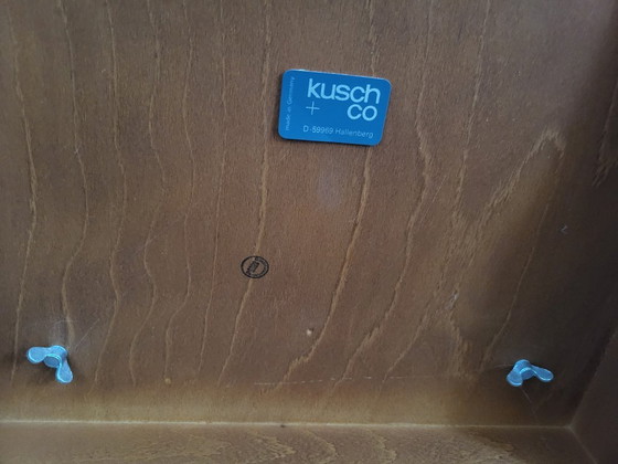 Image 1 of Stoel - Fauteuil Kusch+Co in hout met creme stof