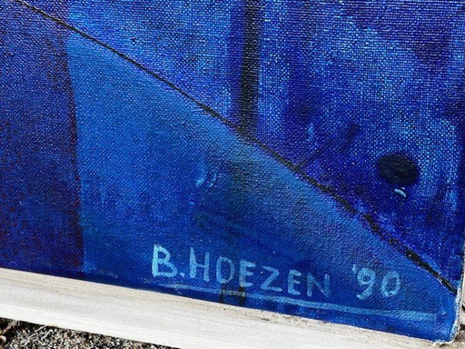 Painting Ben Hoezen From Nederhemert 1990