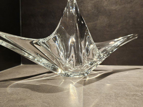 Image 1 of Artglass bowl with a hint of Manganese