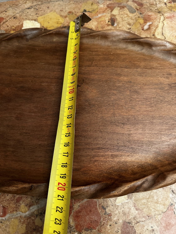 Image 1 of Plateau / Vide Poche ovale en Chêne attribué à Stanley Webb Davies de Windermere