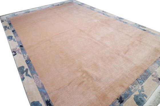 Image 1 of Origineel modern design wollen vloerkleed uit de Schotse Hooglanden, Nepal, 425 x 304 cm