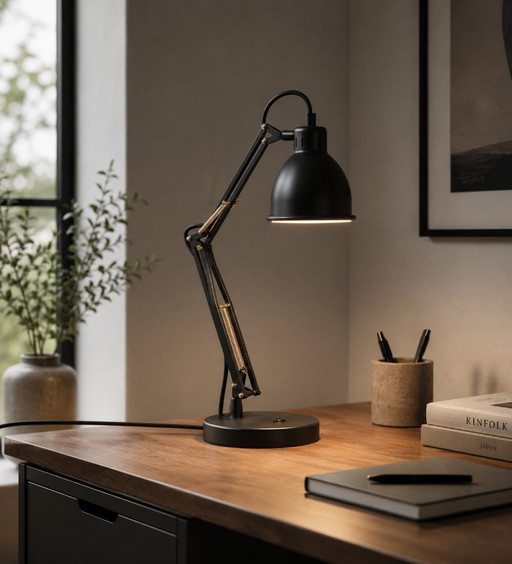 Frandsen Job Table Lamp Black