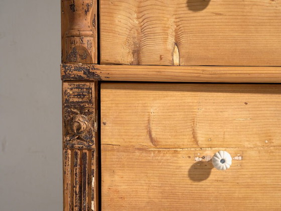Antique solid wood chest of drawers (c.1920) #45 (photo 33 of 40)