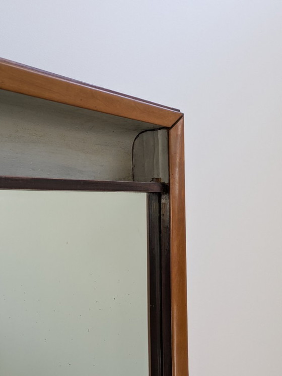 Image 1 of Dassi - Vittorio Dassi - Sideboard with mirror - Crystal, Wood, Brass - Sideboard with mirror