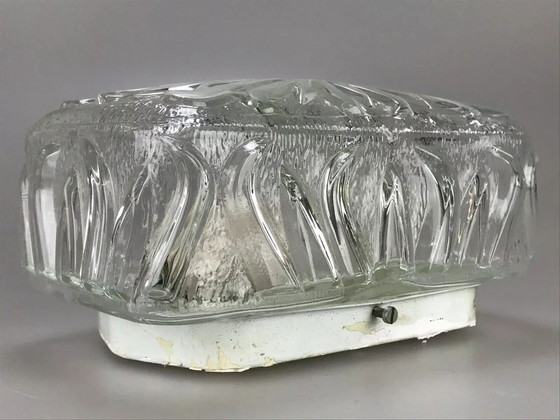 Image 1 of 60's 70's Lampe Lampe murale verre Space Age Design 60's 70's