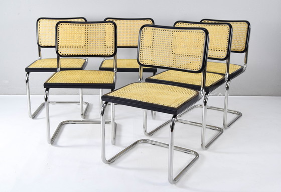 Image 1 of Mid Century Italian Modern Cesca Chairs Set of Six