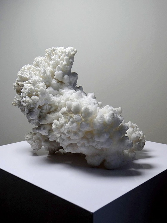 Image 1 of Collezione di minerali, esemplare antico di aragonite bianca dal Messico, +3,2 kg