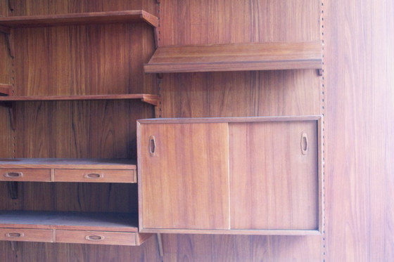 Image 1 of Modulares und funktionales Wandregal von Troeds Bjärnum, 1960