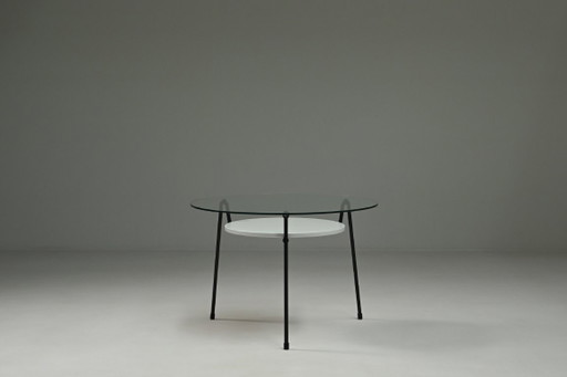 Mesa auxiliar “Muga” 535 de Wim Rietveld para Gispen, década de 1950, Países Bajos – bijzettafels, Metal