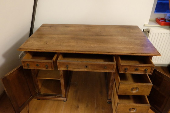 Antique wooden desk (photo 12 of 14)