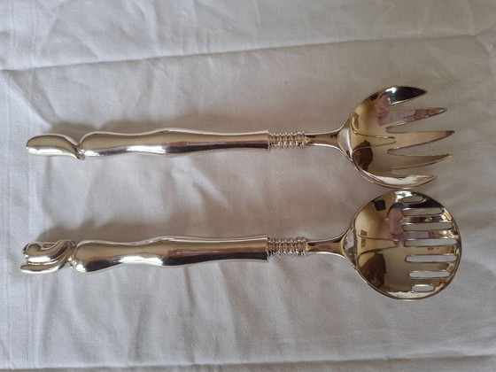 Image 1 of 5 cubiertos de plata esculpidos por Miguel Berrocal