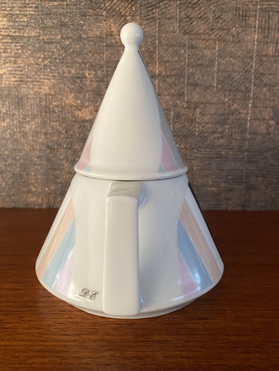 Image 1 of Theepot Memphis J Kronester voor Douwe Egberts 