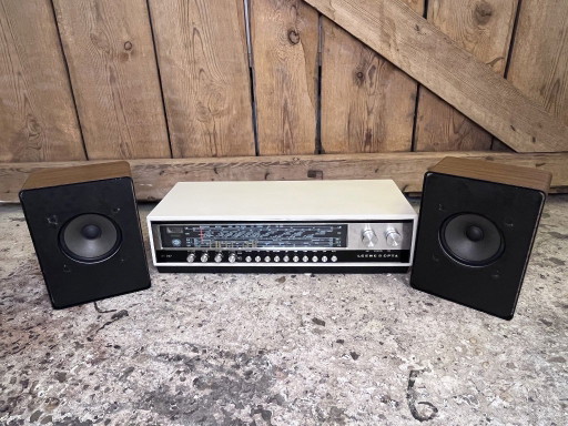 Vintage Loewe Opta ST 247 receiver + 2x concertbox LO 18