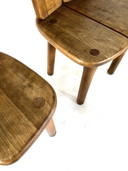 4x vintage dining chair model 'Opus', Erwin Berghammer '80