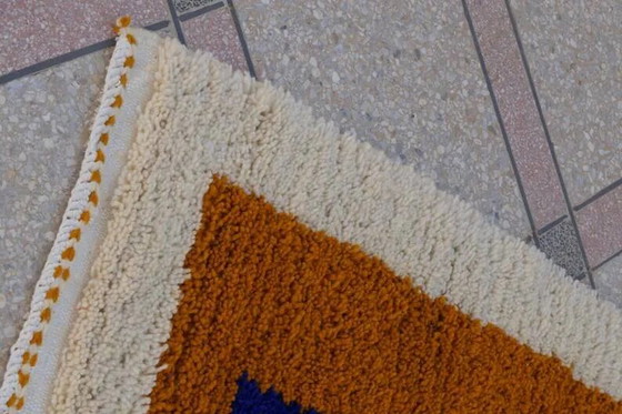 Handgemaakt loper tapijt 300cm x 100cm – Vloerkleden en tapijten, Wool, Modern (photo 6 of 13)
