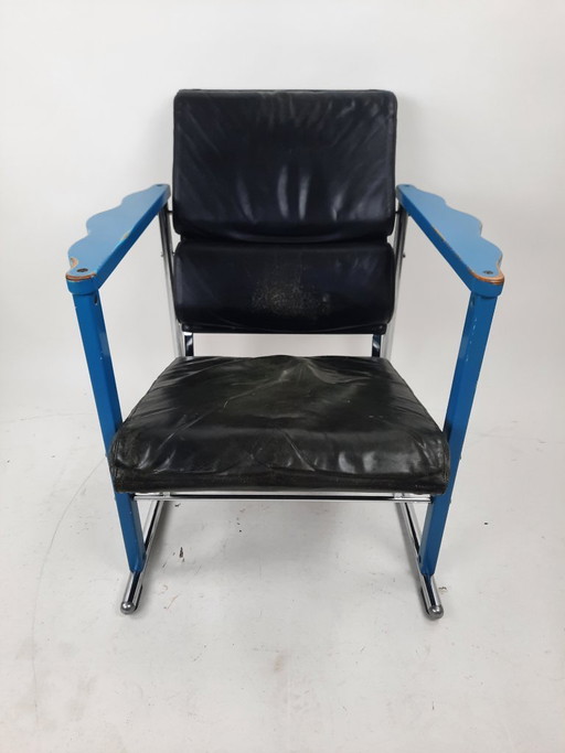  Sedia Experiment vintage di Yrjo Kukkapuro per Avarte, anni '80