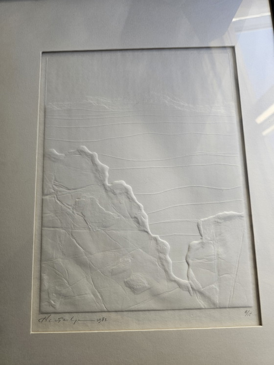 Image 1 of Zeldzaam Tweeluik ‘Landschap’ (1982) Harry van Kuyk 