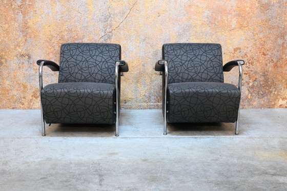 Leolux Scylla design fauteuils  Prijs per stuk – Textiel (photo 2 of 9)