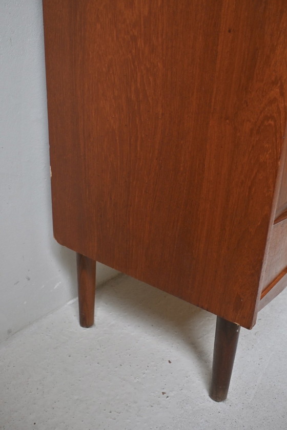 Image 1 of Scrivania/toletta di design danese con specchio nascosto