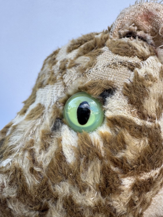 STEIFF pluche luipaard uit de jaren 50 – Decoratieve objecten, Textile (photo 7 of 15)