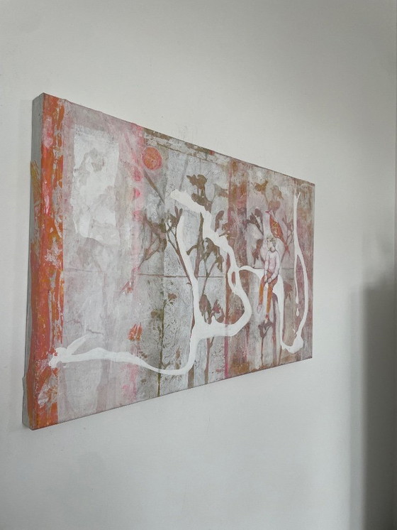 Image 1 of Beautiful painting of boy and bird