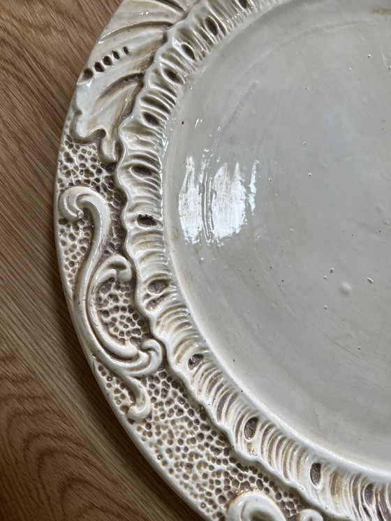 Image 1 of Vintage Capodimonte schaal Italië - N+kroon