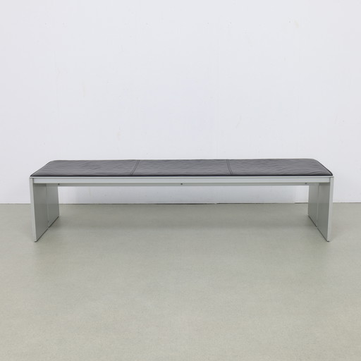 Bq 01 Banc de musée en cuir par Wim Quist pour Spectrum, 1970S